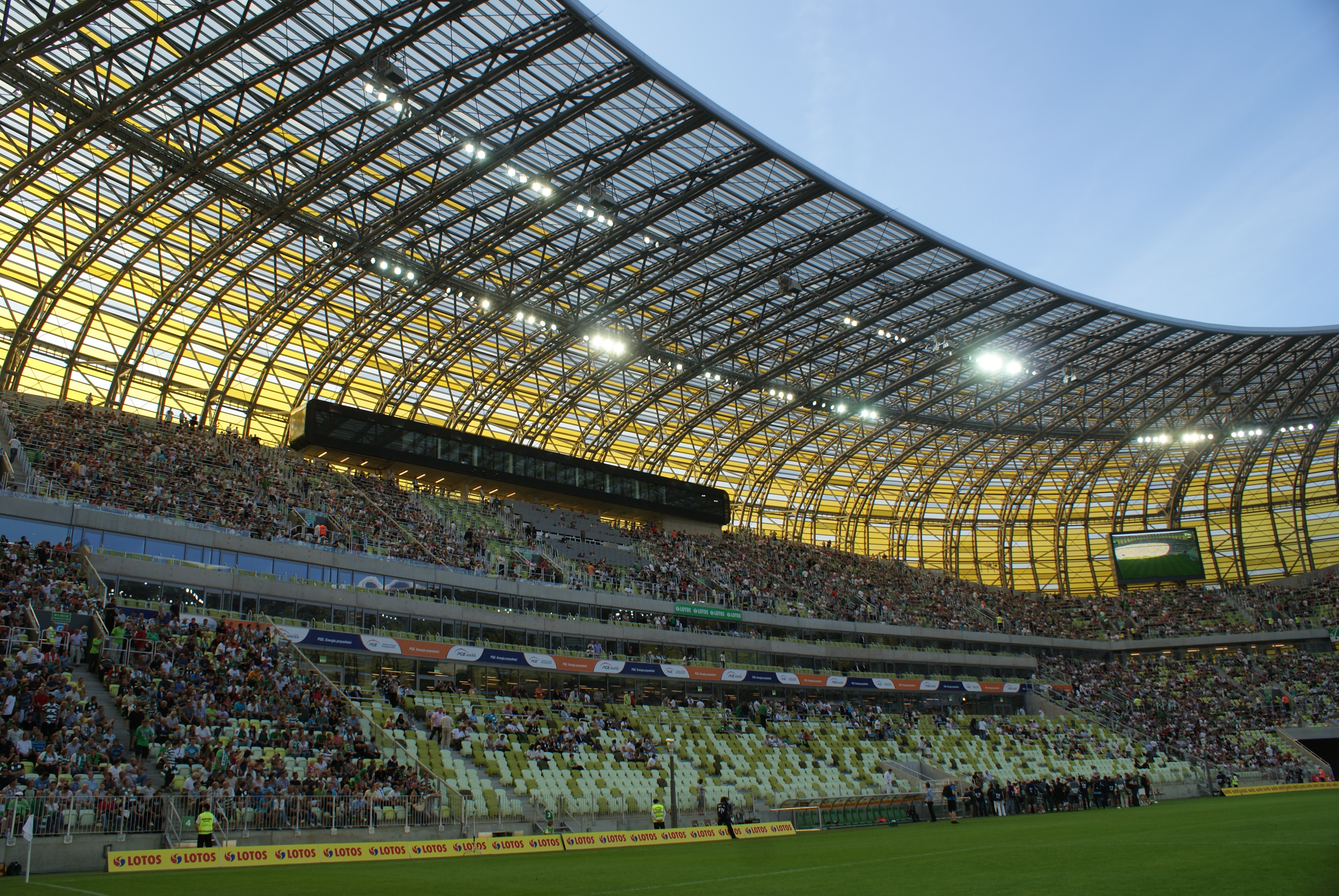 Lechia Gdańsk - stadion w Letnicy